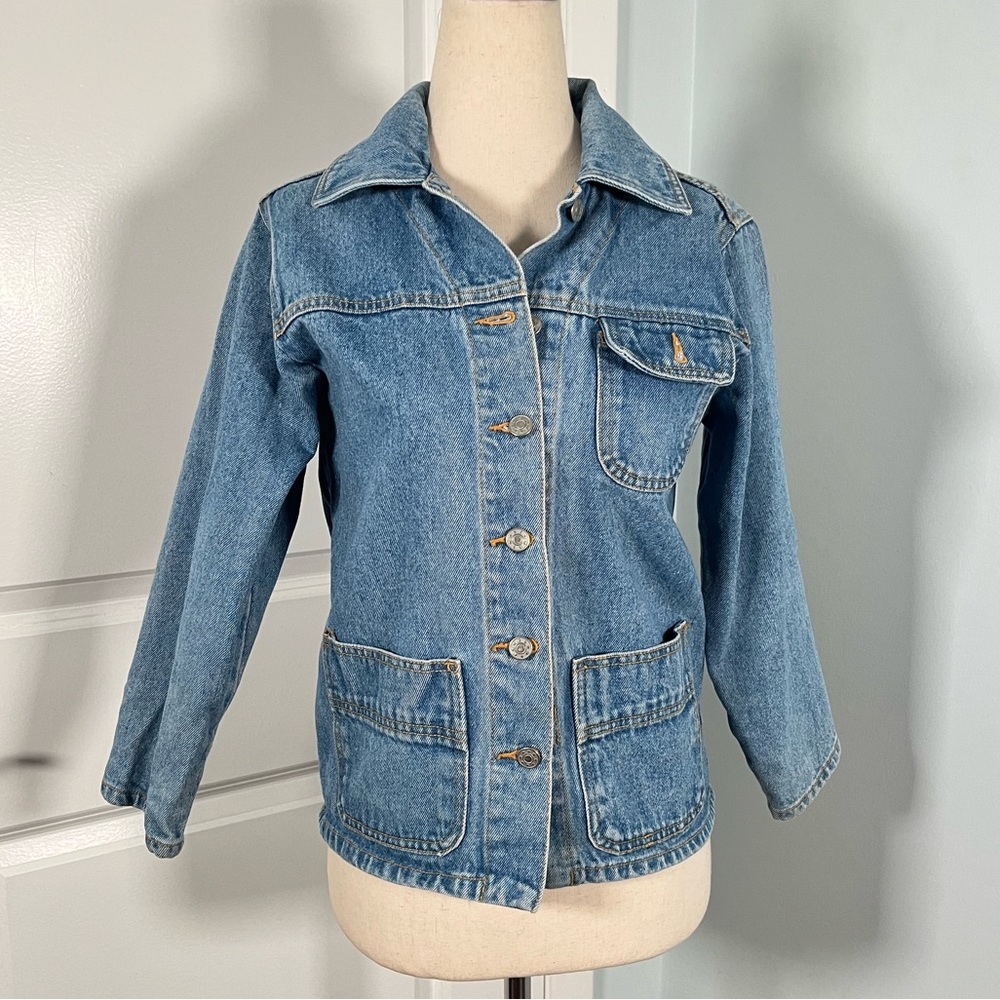 Vintage New Legends cropped fitted denim jacket - Picture 6 of 11
